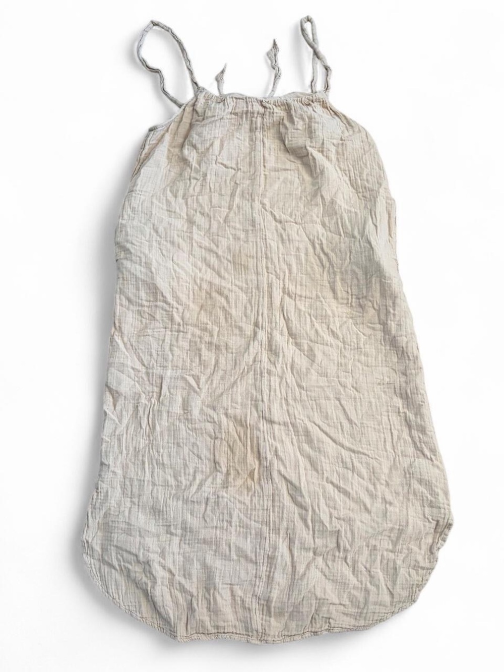 Old Navy beige linen dress Sz M